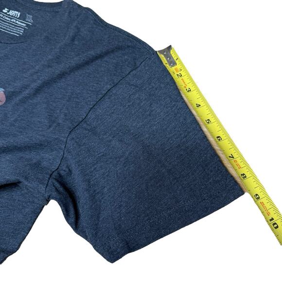 Jetty Stranded Tee Skeleton Skull Coastal Beach Casual Gray Xl Short Sleeves - Picture 7 of 7